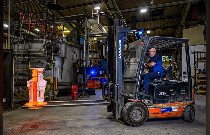 Casting Furnace Loading